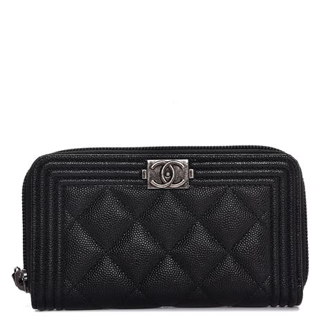 chanel zippy wallet price euro|Chanel boy zip around wallet.